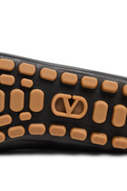 VLogo Signature Calfskin Driving Shoes