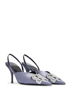 Knife BB 80 Silk Slingback Pumps