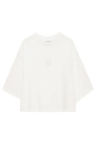 Myers Cropped Framed Monogram T-Shirt