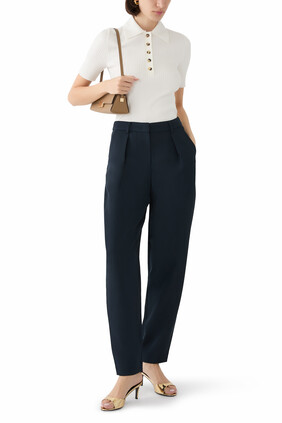 The Grid Tessuto Trousers
