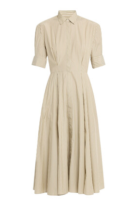 Aiden Stripe Poplin Dress