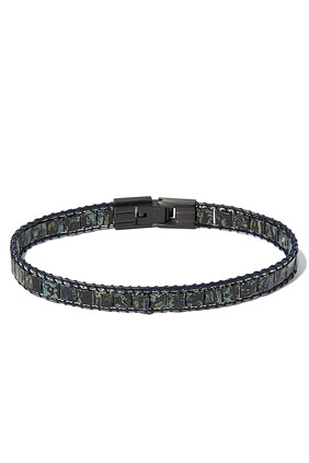 Mosaic Bracelet with Glass Beads