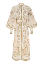 Hypnotic Buttoned Midi Dress