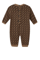 FF Logo Cashmere Blend Romper