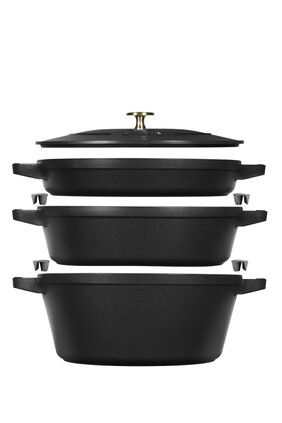 Stackables Cast Iron Cookwear, Set of 3