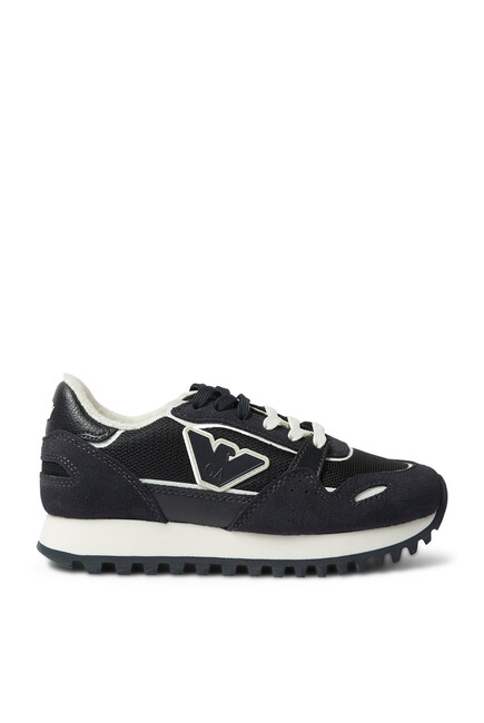 Kids Eagle Logo Sneakers