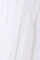 Pleated Cotton-Blend Camisole