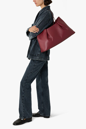 Dimple Leather Tote Bag 