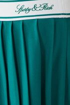 Vendome Script Pleated Skirt