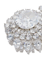 Cubic Zirconia Spiral Brooch
