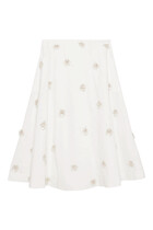 Novanna Embellished Midi Skirt