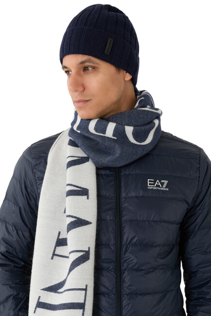 Logo Ribbed Beanie