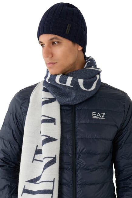 Logo Ribbed Beanie