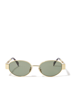 Triomphe Oval Sunglasses