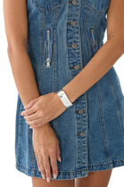 Something of Vast Importance Bracelet, Rhodium Plated Brass