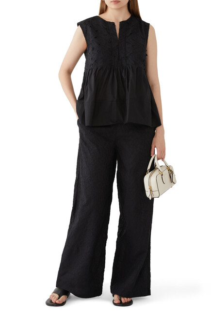 Broderie Sleeveless Top