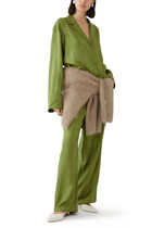 Monogram Silk PJ Bottoms