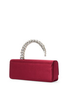 Malika Top-Handle Clutch Bag