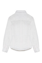 Kids Linen Button Up Shirt