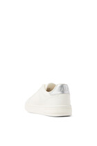 Sneakers with Logo Insert and Metal Detail