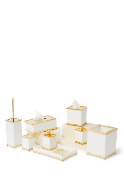 Marble Brush Holder
