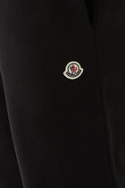 Logo Patch Cotton Sweatpants