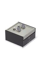 Star Weave Enamel Cufflinks