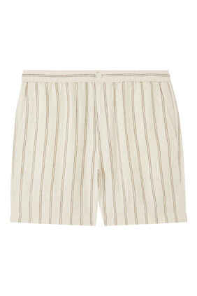 Mesa Stripe Hemp Beach Shorts