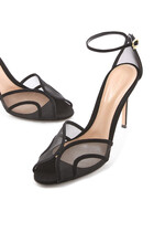  Suede Organza 95 Sandals 