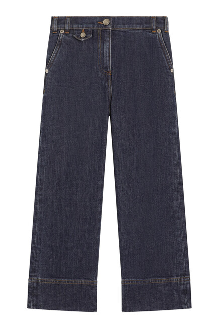 Kids Denim Palazzo Trousers