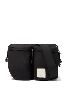 Sustainable Capsule Logo Nylon Messenger Bag