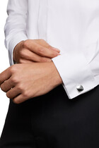 Streamline® Cushion Cufflinks, Sterling Silver