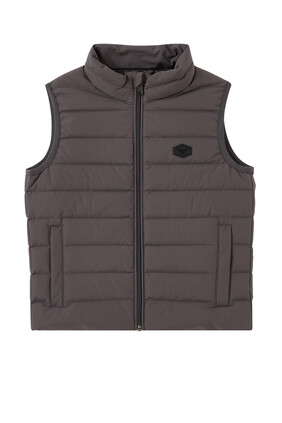 Logo Quilted Vest