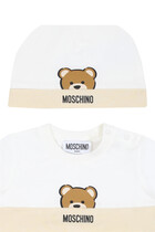 Kids Cotton Romper & Hat Set