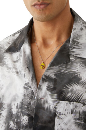 Oval Palm Necklace