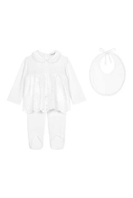 Kids  Interlock & Broderie Anglaise Set of 3