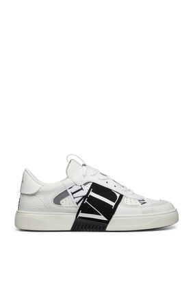 VLTN Band Low-Top Calfskin Sneakers