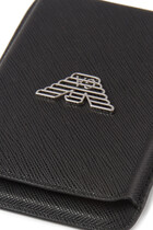 Regenerated Saffiano Magnetic Card Holder