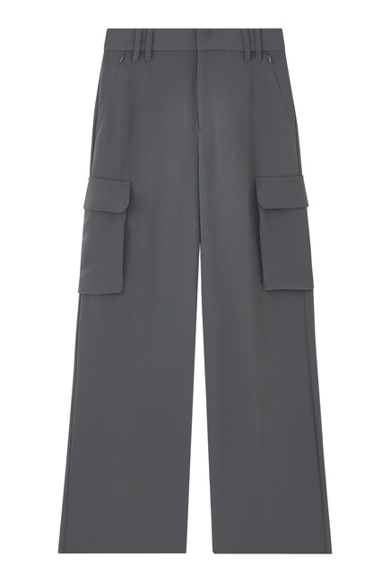 Luxe Suiting Cargo Trousers
