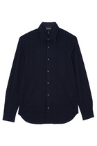 Micro EA Text Logo Long Sleeves Shirt