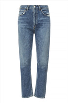 Riley High Rise Straight Crop Jeans