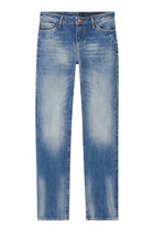 The Grid Cigarette-fit Jeans