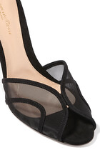  Suede Organza 95 Sandals 