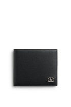 VLogo Signature Grainy Calfskin Wallet