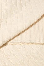 Cable Cashmere Throw