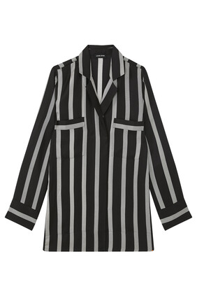 Lynette Herringbone Stripe Shirt