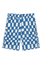 Kids Checked Jersey Shorts