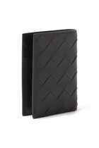 Intrecciato Flap Card Case