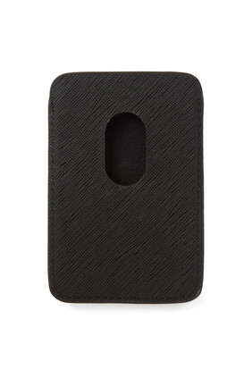 Regenerated Saffiano Magnetic Card Holder
