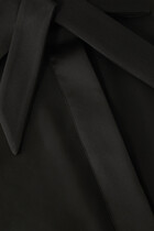 Technical Georgette Two-Piece Effect Long Dress